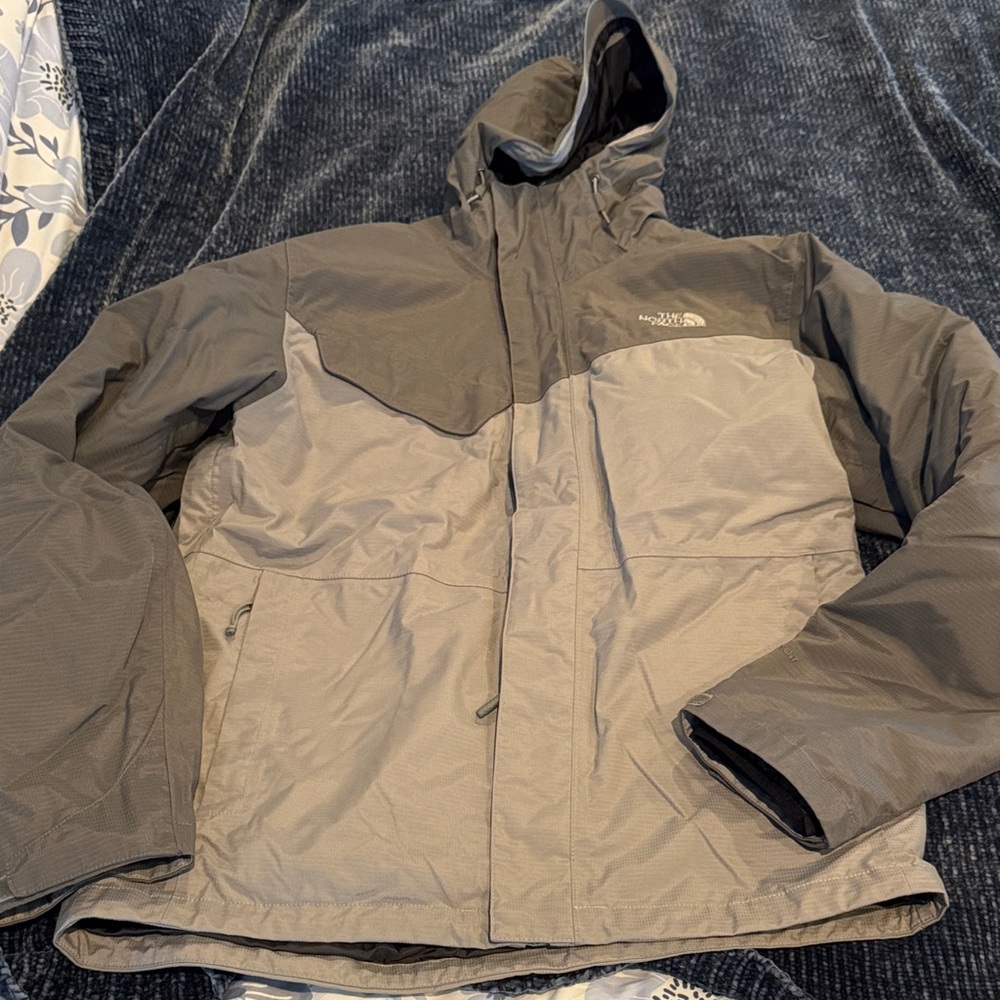 The North Face Men's Two-Tone Gray Performance Jacket Sz M